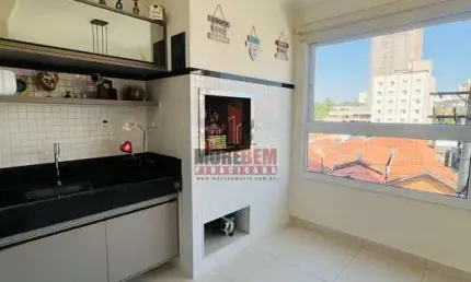 Apartamento  3 dorms, suíte, varanda gourmet, 116m2 no jardim elite
