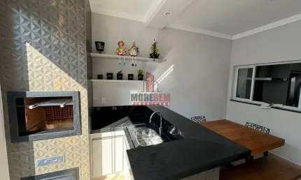 Casa em condomínio na água branca, com 3 dorms, suite e área gourmet