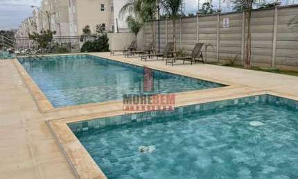 Apartamento com 2 dorms, 1 banheiro, 1 vaga e com área de lazer completa