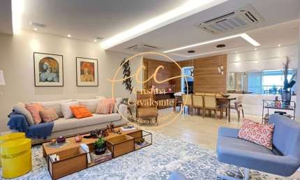 Península - Apartamento à venda 4 quartos sendo 3 suítes, 193 m², 3 vagas, varanda gourmet, sol passante.