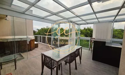 Imperdível cobertura duplex à venda no recreio dos bandeirantes - 3 quartos, 2 suítes, 150m², terraço com hidromassagem no barra village lakes