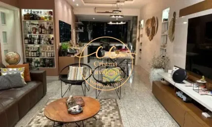 Magnífico Apartamento 3 Quartos na Barra da Tijuca - 127m², 1 Suíte, 2 Vagas de Garagem - Venda no Rio de Janeiro-RJ