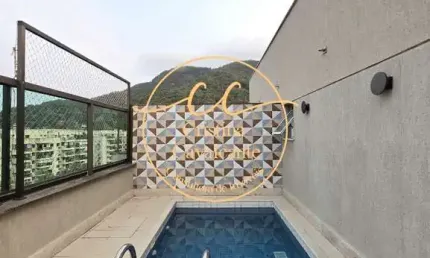 Recreio-cobertura duplex à venda 3 quartos, 1 suíte 144m², 2 vagas, condomínio maui