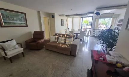 Espetacular cobertura linear de 3 quartos com piscina no recreio dos bandeirantes-rj - 198m² - 2 vagas