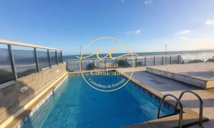 Cobertura de luxo na praia da barra: 4 suítes, 1.075 m², 4 vagas, piscina com vista mar