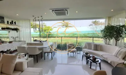 Atlântico Golf - Apartamento à venda na Barra da Tijuca com 3 quartos, 2 suítes e vista para a lagoa