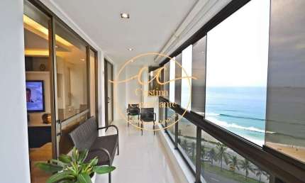 Alpha Barra II-Frontal Mar Apartamento à venda no 4 quartos, 1 suíte, 158 m², varanda na Barra da Tijuca