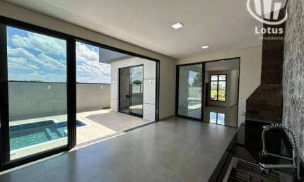 Linda casa com 4 suítes à venda, 301 m² - Condomínio Tamboré - Jaguariúna/SP