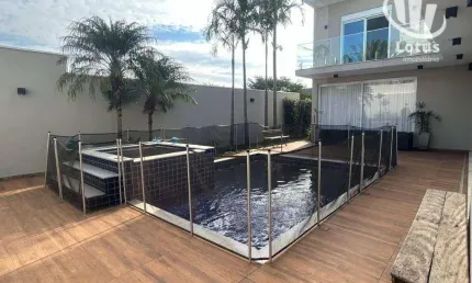 Casa com 3 dormitórios à venda, 604 m² por R$ 4.500.000,00 - Condomínio Residencial Lago da Barra - Jaguariúna/SP