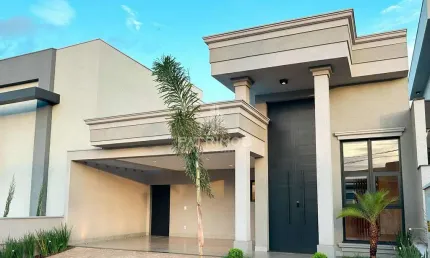 Casa térrea com 03 suíte, sala ampla e piscina - em residencial valência