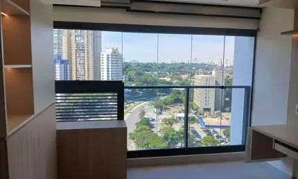 Studio para locação em são paulo, brooklin, 1 dormitório, 1 banheiro