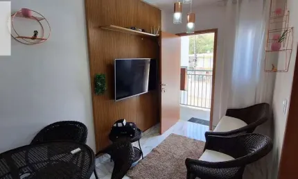 Lindo apartamento, com dois dormitórios, mobiliado próximo a Praia da Maranduba
