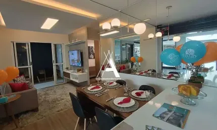 Apartamento em fase de obras, com 2 Quartos (1 Suíte), Varanda e Lazer completo