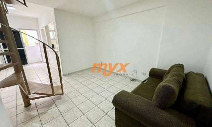 Apartamento com 1 dormitório à venda, 70 m² por R$ 250.000,00 - Centro - São Vicente/SP