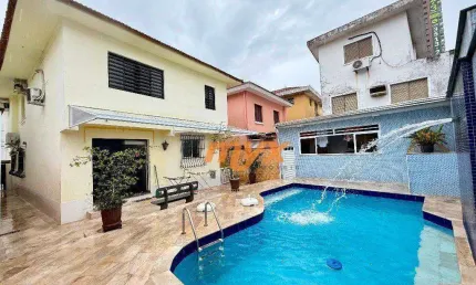 Sobrado com 4 dormitórios à venda, 250 m² por R$ 2.700.000,00 - Aparecida - Santos/SP