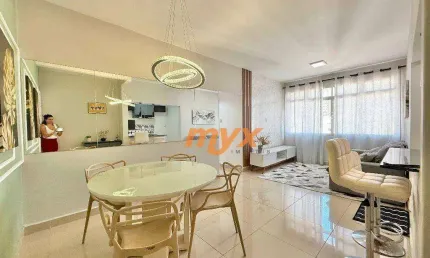 Apartamento com 2 dormitórios para alugar, 86 m² por R$ 4.500,00/mês - Boqueirão - Santos/SP