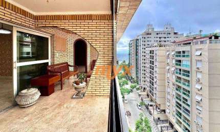 Apartamento com 4 dormitórios à venda, 268 m² por R$ 1.750.000,00 - Aparecida - Santos/SP