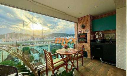 Apartamento com 3 dormitórios à venda, 109 m² por R$ 1.319.998,00 - Gonzaga - Santos/SP