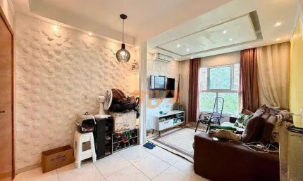 Apartamento com 2 dormitórios à venda, 60 m² por R$ 350.000,00 - Vila Voturuá - São Vicente/SP