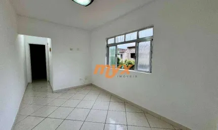 Apartamento com 1 dormitório, 39 m² - venda por R$ 190.000,00 ou aluguel por R$ 2.005,00/mês - Vila Cascatinha - São Vicente/SP