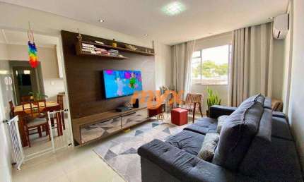 Apartamento com 2 dormitórios à venda, 75 m² por R$ 297.000,00 - Vila Cascatinha - São Vicente/SP