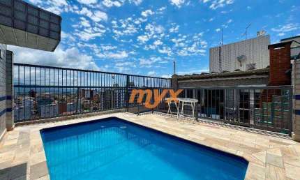 Cobertura à venda, 180 m² por R$ 950.000,00 - Embaré - Santos/SP