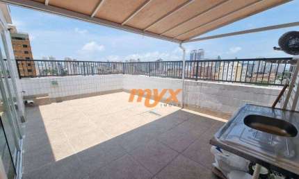 Cobertura com 2 dormitórios à venda, 145 m² por R$ 790.000,00 - Aparecida - Santos/SP