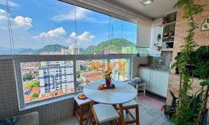 Apartamento com 2 dormitórios à venda, 77 m² por R$ 740.000,00 - Centro - São Vicente/SP