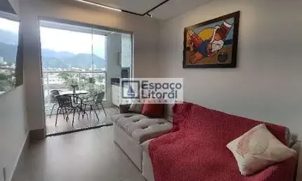 Apartamento mobiliado com vista para o mar à venda, 75 m² por R$ 800.000 - Indaiá - Caraguatatuba/S