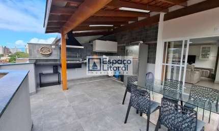 Cobertura Triplex, 3 suítes, 2 vagas a venda na Praia Martim de Sá, Caraguatatuba, SP