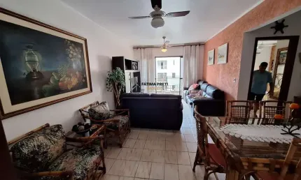 Apartamento para Venda em Guarujá, Tombo, 3 dormitórios, 1 suíte, 2 banheiros, 1 vaga