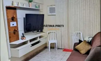 Apartamento para Locação em Guarujá, Enseada, 2 dormitórios, 1 banheiro, 1 vaga