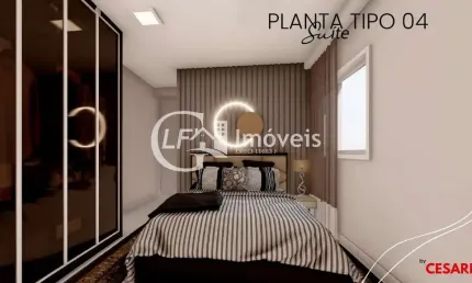 Apartamento à venda em Campo Grande-MS, Vila Planalto: 2 quartos, 1 sala, 1 banheiro, 52,71m². Venha conferir!