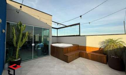 Cobertura à venda 2 quartos 1 suíte 1 vaga Paraíso - Santo André - SP