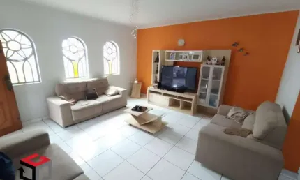 Casa com 3 quartos à venda na Rua Pinheiro Machado, 7, Vila Scarpelli, Santo André