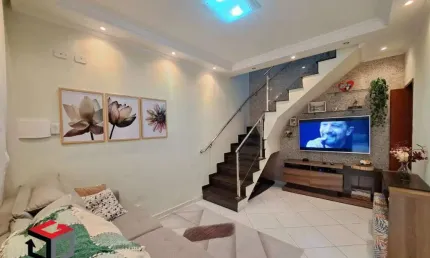 Sobrado à venda 2 quartos 2 vagas Novo Oratório - Santo André - SP