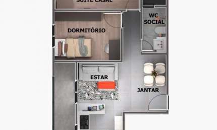 Apartamento à venda 2 quartos 1 suíte 1 vaga Rudge Ramos - São Bernardo do Campo - SP