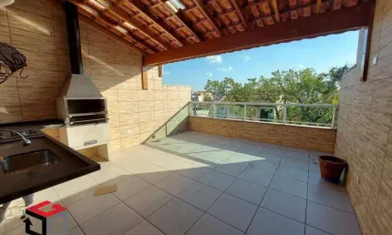 Cobertura à venda 3 quartos 3 vagas marina - santo andré - sp