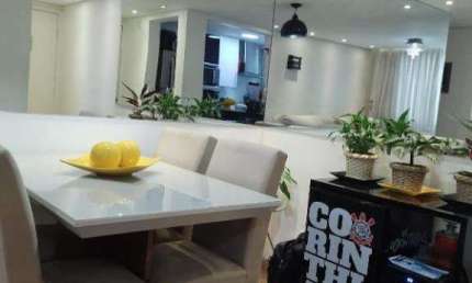 Apartamento de 60m² sem elevador, Localizado No Bairro São Vicente em Mauá - SP.
