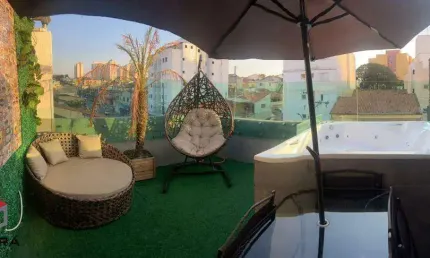 Cobertura à venda 3 quartos 2 suítes 1 vaga São Vicente - Mauá - SP