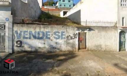 Terreno à venda na Rua Casimiro de Abreu, 287, Vila Aquilino, Santo André