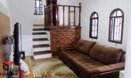 Sobrado à venda 3 quartos 2 vagas Humaitá - Santo André - SP