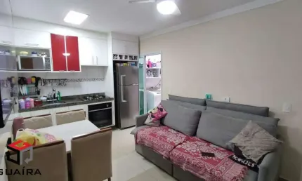 Apartamento à venda 2 quartos 1 suíte 1 vaga aquilino - santo andré - sp