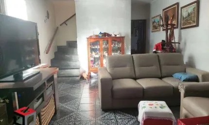 Sobrado à venda 3 quartos 1 suíte 2 vagas Scarpelli - Santo André - SP