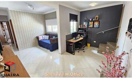 Cobertura à venda 2 quartos 1 suíte 1 vaga Valparaíso - Santo André - SP