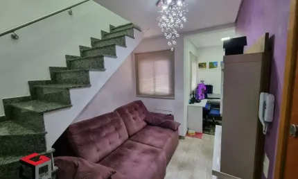 Cobertura à venda 2 quartos 1 suíte 1 vaga Progresso - Santo André - SP