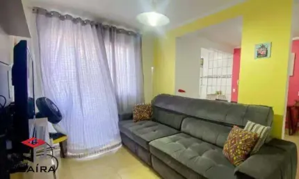Apartamento à venda 2 quartos 1 vaga humaitá - santo andré - sp