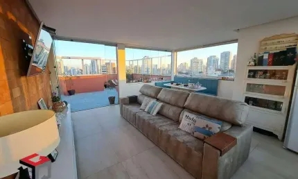 Cobertura para aluguel 3 quartos 1 suíte 2 vagas Vila Dom Pedro I - São Paulo - SP