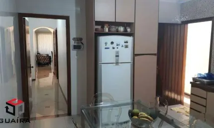 Sobrado à venda 3 quartos 1 suíte 4 vagas do estádio - santo andré - sp