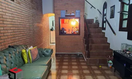 Sobrado à venda 3 quartos 1 suíte 2 vagas Valparaíso - Santo André - SP